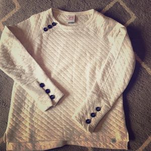 Avalanche sweatshirt with button detail L